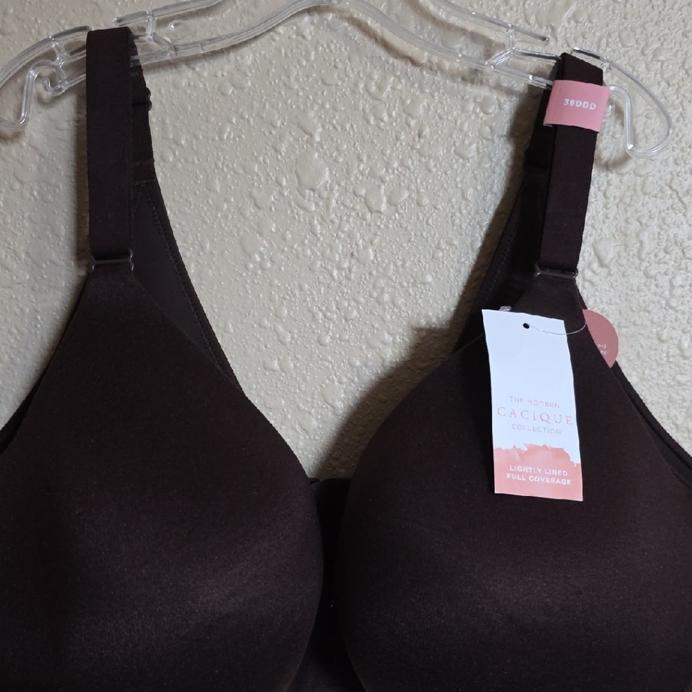 Cacique Women's Dark Brown Full Coverage Bra